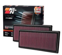 K&N Washable Lifetime Performance Air Filters